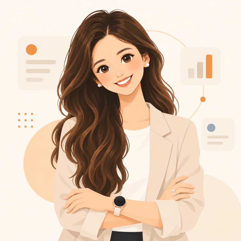 Portrait illustration of Cherry Tong